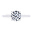 Stunning Round Brilliant Diamond 4 Claw Engagement Ring Set in 18ct White Gold.