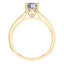 Stunning Round Brilliant Diamond 4 Claw Engagement Ring Set in 18ct Yellow Gold.