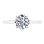 Stunning Round Brilliant Diamond 4 Claw Engagement Ring Set in Platinum.