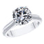 GIA Certified Type 2a Round Diamond Engagement Ring, in Platinum