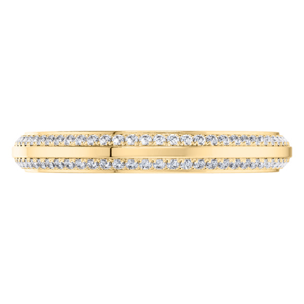 0.21ct Round Diamond Signature ET Wedding Ring in 18ct Yellow Gold