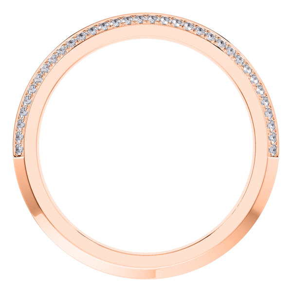 0.21ct Round Diamond Signature ET Wedding Ring in 18ct Rose Gold