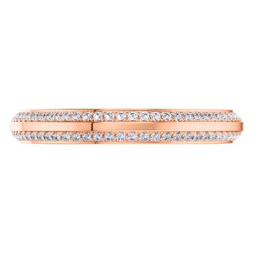 0.21ct Round Diamond Signature ET Wedding Ring in 18ct Rose Gold