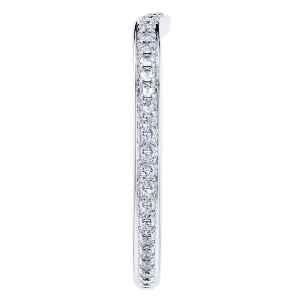 0.40ct Round Diamond Full Eternity Wedding Ring in 18ct White Gold