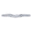 0.20ct Round Diamond Half Eternity Wedding Ring in 18ct White Gold