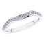 0.30ct Round Diamond Half Eternity Wedding Ring in 18ct White Gold