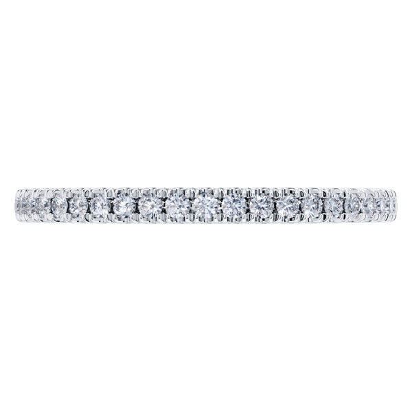 0.50ct Round Diamond Full Eternity Wedding Ring in 18ct White Gold