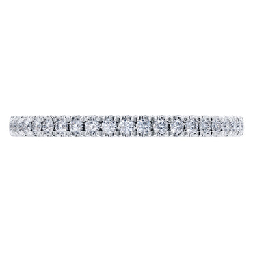 0.50ct Round Diamond Full Eternity Wedding Ring in 18ct White Gold