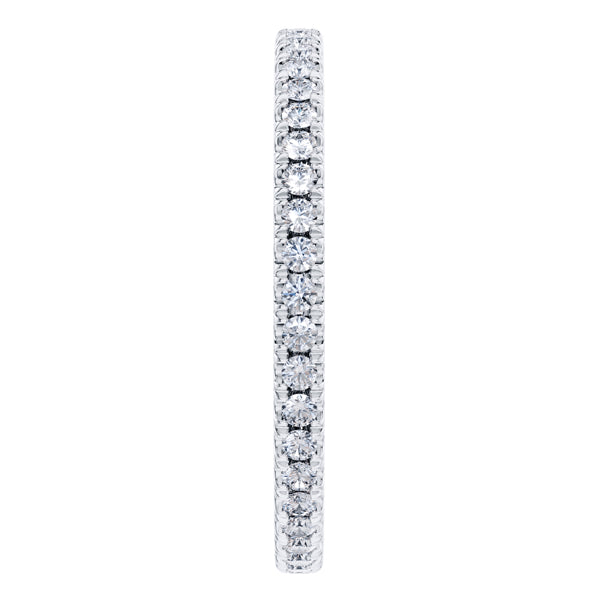 0.50ct Round Diamond Full Eternity Wedding Ring in 18ct White Gold