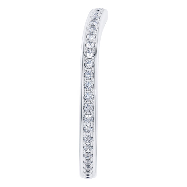 0.35ct Round Diamond Full Eternity Wedding Ring in 18ct White Gold