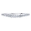 0.15ct Round Diamond Half Eternity Wedding Ring in 18ct White Gold