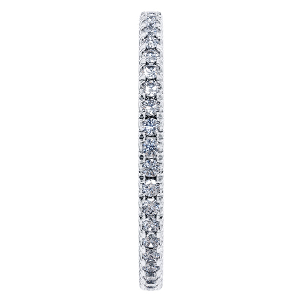 0.50ct Round Diamond Full Eternity Wedding Ring in 18ct White Gold