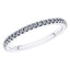 0.50ct Round Diamond Full Eternity Wedding Ring in 18ct White Gold