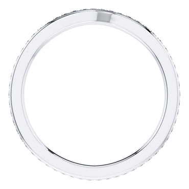 0.30ct Round Diamond Full Eternity Wedding Ring in 18ct White Gold