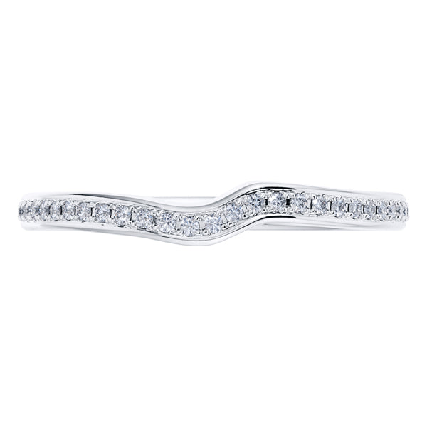 0.30ct Round Diamond Full Eternity Wedding Ring in 18ct White Gold