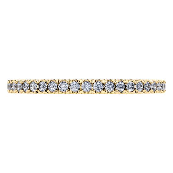 0.50ct Round Diamond Full Eternity Wedding Ring in 18ct Yellow Gold