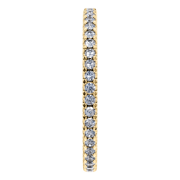 0.50ct Round Diamond Full Eternity Wedding Ring in 18ct Yellow Gold