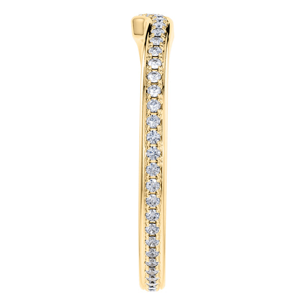 0.30ct Round Diamond Full Eternity Wedding Ring in 18ct Yellow Gold