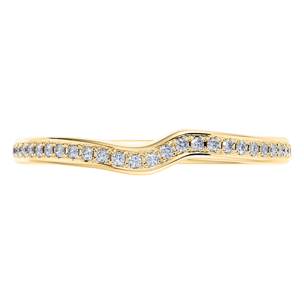 0.30ct Round Diamond Full Eternity Wedding Ring in 18ct Yellow Gold