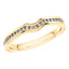 0.35ct Round Diamond Full Eternity Wedding Ring in 18ct Yellow Gold