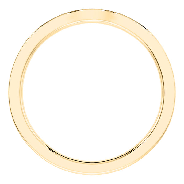 0.15ct Round Diamond Half Eternity Wedding Ring in 18ct Yellow Gold