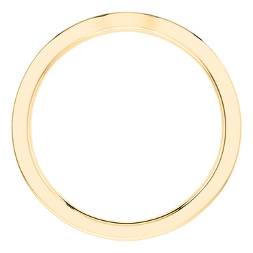 0.15ct Round Diamond Half Eternity Wedding Ring in 18ct Yellow Gold