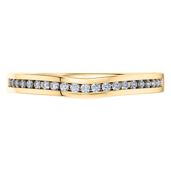 0.40ct Round Diamond Full Eternity Wedding Ring in 18ct Yellow Gold