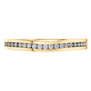 0.40ct Round Diamond Full Eternity Wedding Ring in 18ct Yellow Gold