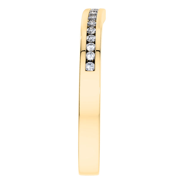 0.40ct Round Diamond Full Eternity Wedding Ring in 18ct Yellow Gold