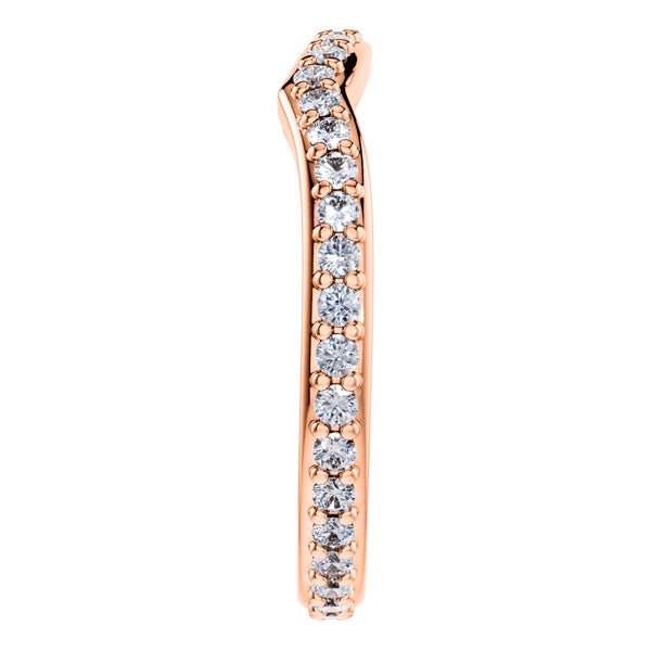 0.60ct Round Diamond Full Eternity Wedding Ring in 18ct Rose Gold