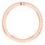 0.30ct Round Diamond Half Eternity Wedding Ring in 18ct Rose Gold