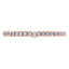 0.30ct Round Diamond Half Eternity Wedding Ring in 18ct Rose Gold