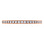 0.25ct Round Diamond Half Eternity Wedding Ring in 18ct Rose Gold