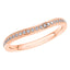 0.35ct Round Diamond Full Eternity Wedding Ring in 18ct Rose Gold