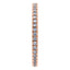 0.50ct Round Diamond Full Eternity Wedding Ring in 18ct Rose Gold