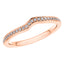 0.30ct Round Diamond Full Eternity Wedding Ring in 18ct Rose Gold