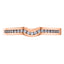 0.15ct Round Diamond Half Eternity Wedding Ring in 18ct Rose Gold