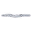 0.20ct Round Diamond Half Eternity Wedding Ring in Platinum