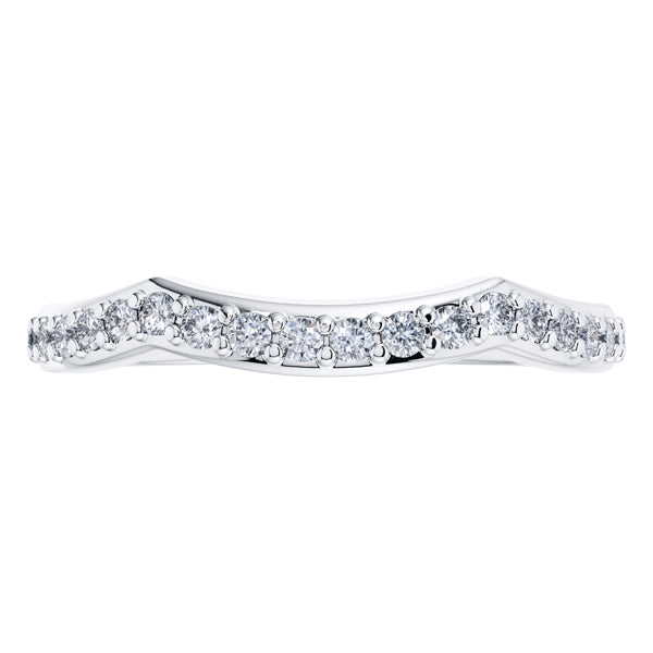 0.60ct Round Diamond Full Eternity Wedding Ring in Platinum