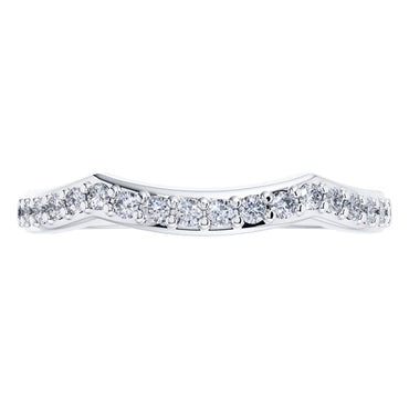 0.60ct Round Diamond Full Eternity Wedding Ring in Platinum