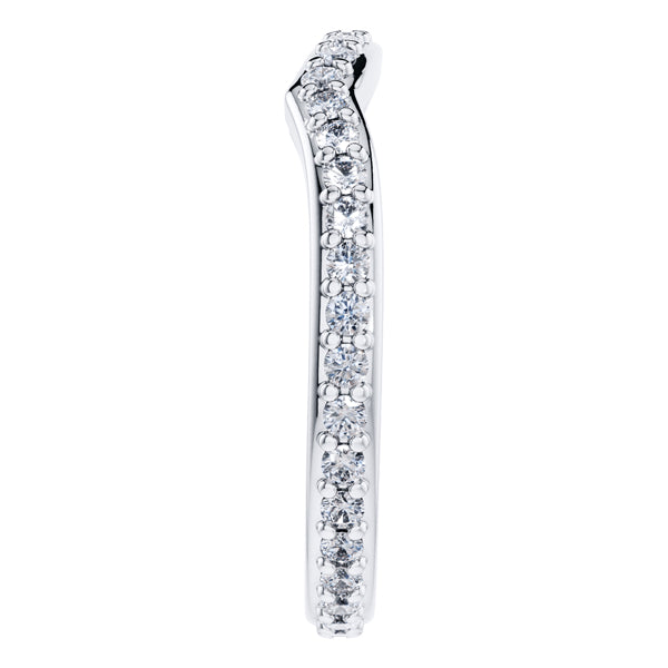 0.60ct Round Diamond Full Eternity Wedding Ring in Platinum