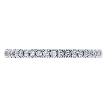 0.50ct Round Diamond Full Eternity Wedding Ring in Platinum