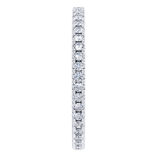 0.50ct Round Diamond Full Eternity Wedding Ring in Platinum