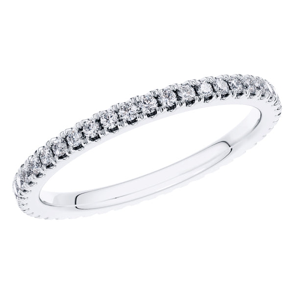 0.50ct Round Diamond Full Eternity Wedding Ring in Platinum