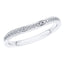 0.15ct Round Diamond Half Eternity Wedding Ring in Platinum