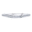 0.15ct Round Diamond Half Eternity Wedding Ring in Platinum