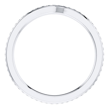 0.30ct Round Diamond Full Eternity Wedding Ring in Platinum