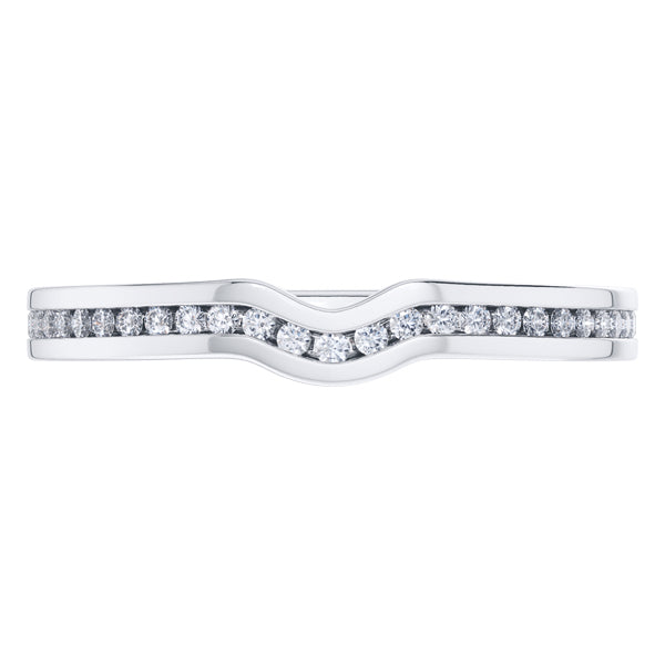 0.35ct Round Diamond Full Eternity Wedding Ring in Platinum