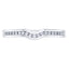 0.15ct Round Diamond Half Eternity Wedding Ring in Platinum