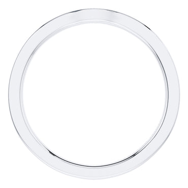 0.15ct Round Diamond Half Eternity Wedding Ring in Platinum